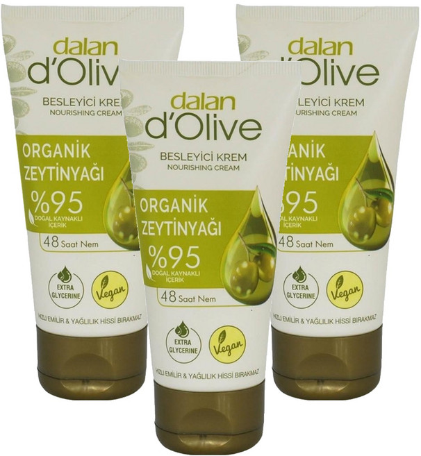 dalan 達欖 橄欖油滋養修護霜, 60ml, 3條