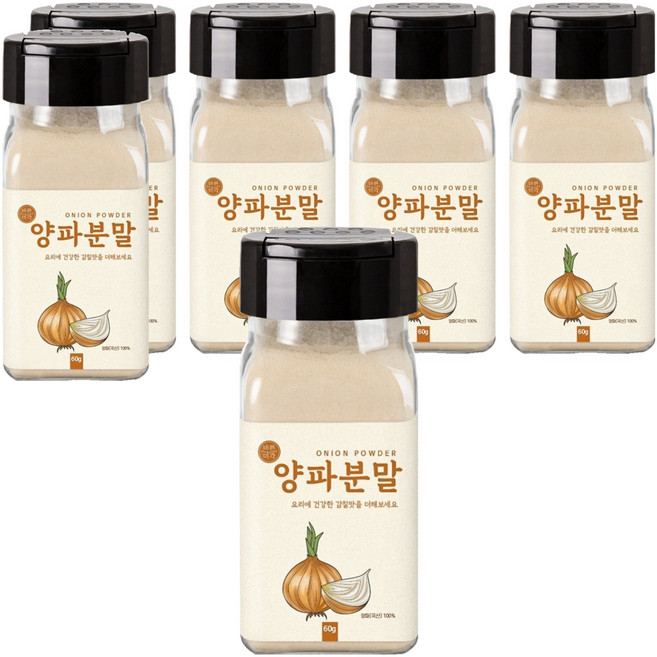 바른미각 양파분말, 6개, 60g
