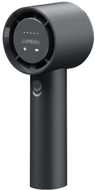 루메나 프리미엄 무선 휴대용선풍기, FAN PRO JET, 인디고블랙