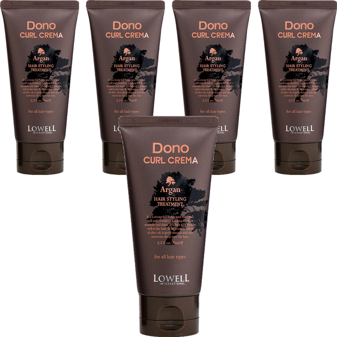 로웰도노 미니 헤어 컬 크레마, 70ml, 5개