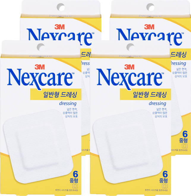 넥스케어 일반 드레싱 밴드 중형, 4개