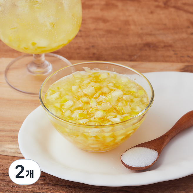 봄봄푸드 수제 레몬청 큐브, 500g, 2개