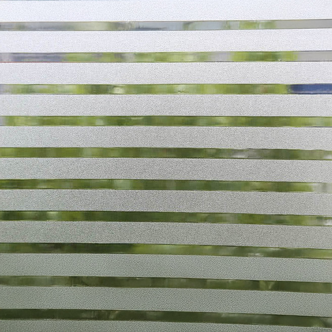 加大抗UV無膠玻璃靜電貼, 加大款 透明色 + 白色