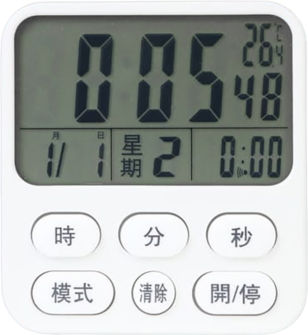 Kolin 歌林 多功能計時器, KGM-DLG15, 1個