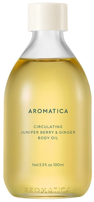 아로마티카 서큘레이팅 바디오일 주니퍼베리 & 진저향, 100ml, 1개 - 쿠팡