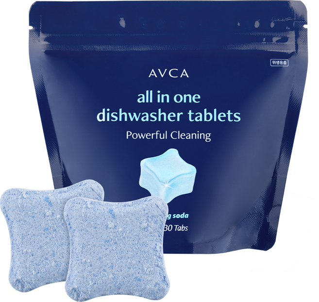 아브카 올인원 식기세척기 세제 베이킹소다 타블렛 30p, 240g, 1개