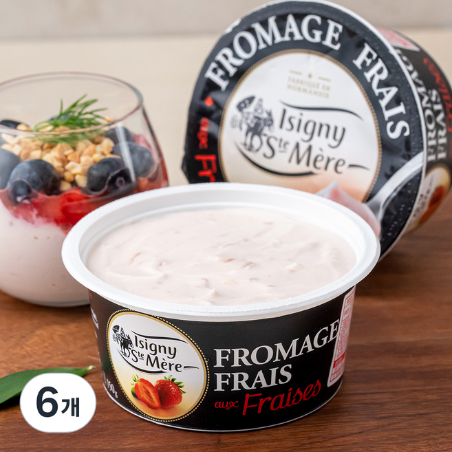 이즈니 프로마쥬 프레 딸기, 150g, 6개