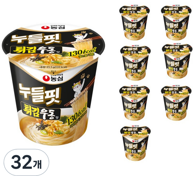 누들핏 튀김우동맛 35.5g, 32개