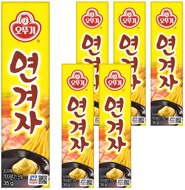 오뚜기 연겨자, 35g, 6개