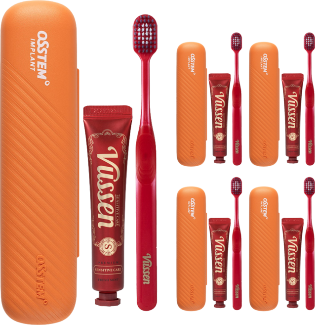 오스템파마 뷰센 여행용 양치 키트, 5세트