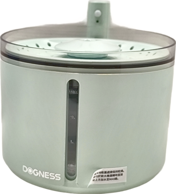 DOGNESS 多尼斯 2.0智能感應無線飲水機 充電版 2.2L大容量 智能感應出水 寵物飲水機, 綠色, 1台