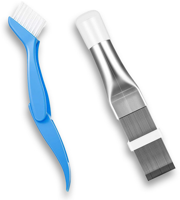 라사노 에어컨 건조기 틈새 청소솔 2종 세트, 혼합색상, 1세트