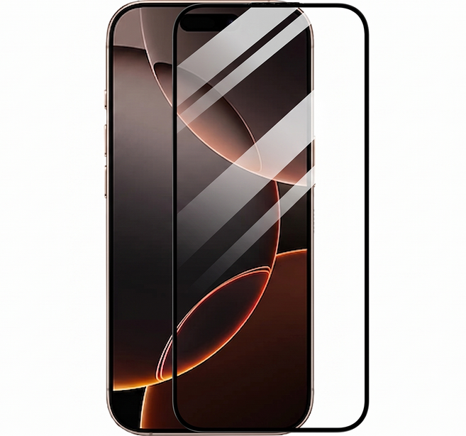 LY 立元 iPhone16系列 鑽石級9D高清鋼化膜, 1個