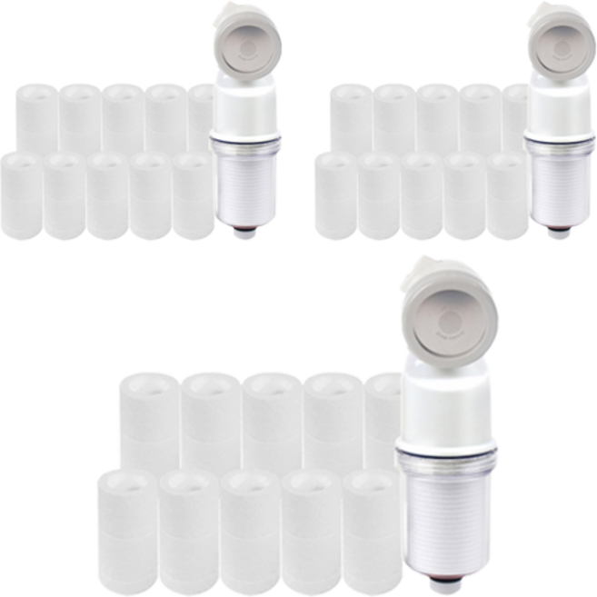 필터클래스 듀벨 싱크애 국내산 주방용 싱크대 녹물제거 호환필터, 30개