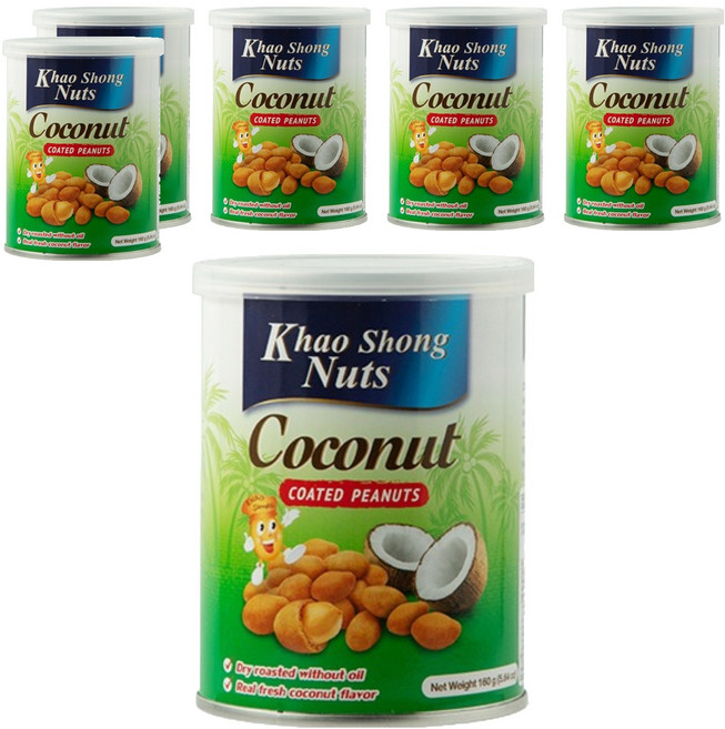 카오숑 코코넛 땅콩과자, 160g, 6개