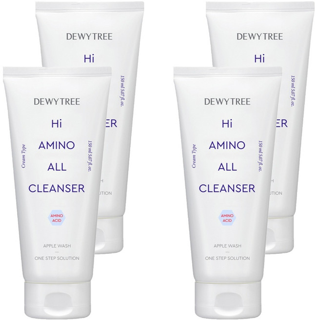 듀이트리 하이 아미노 올 클렌저, 150ml, 4개