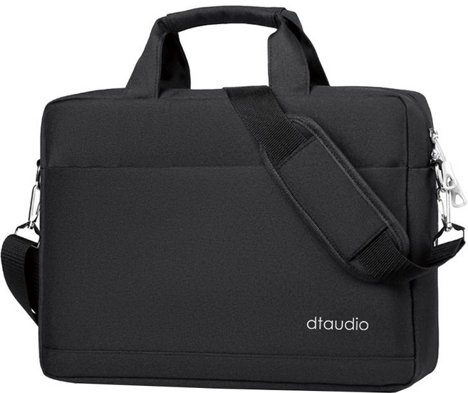 DTAudio 單肩手提電腦包/筆電包/公事包/內膽包 macbook 適用, 黑色, 1個