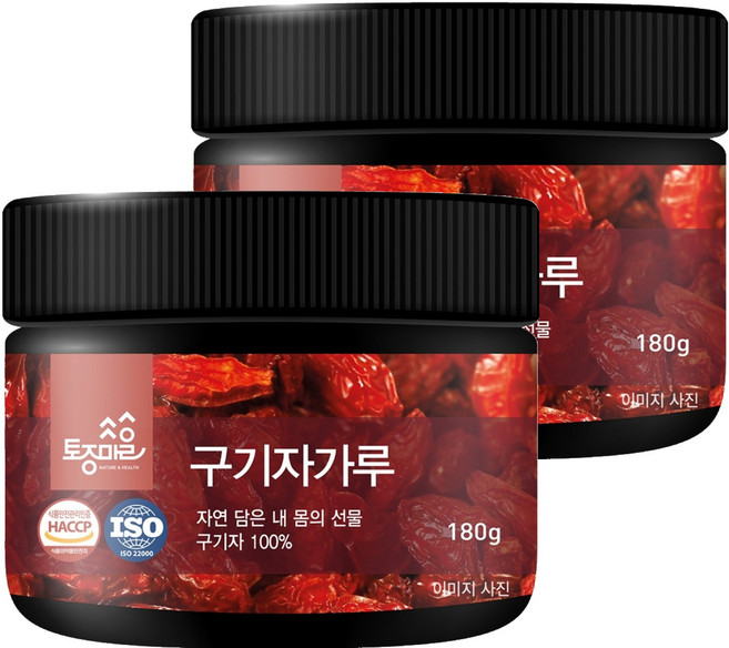 토종마을 구기자 가루, 2개, 180g