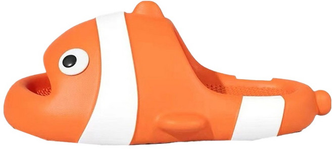 슈퍼카미트 온가족 푹신말랑 소프트 쿠션 니모 물고기 슬리퍼