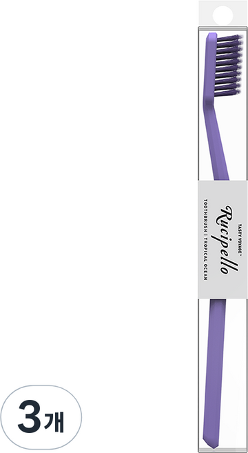 루치펠로 오리지널 칫솔 트로피칼오션 퍼플, 1개입, 3개