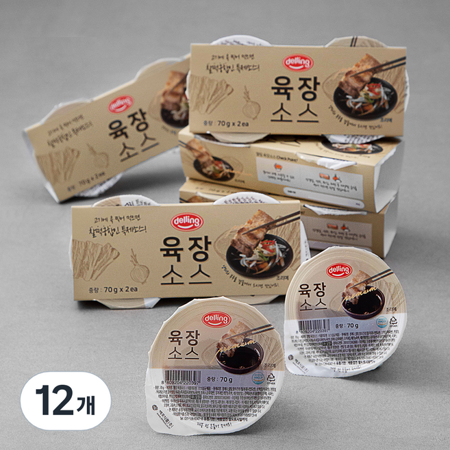 델링 육장소스, 140g, 12개