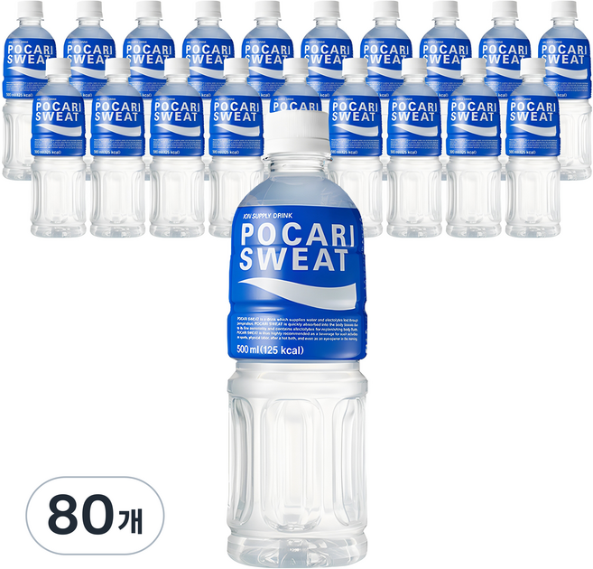 포카리스웨트, 500ml, 80개