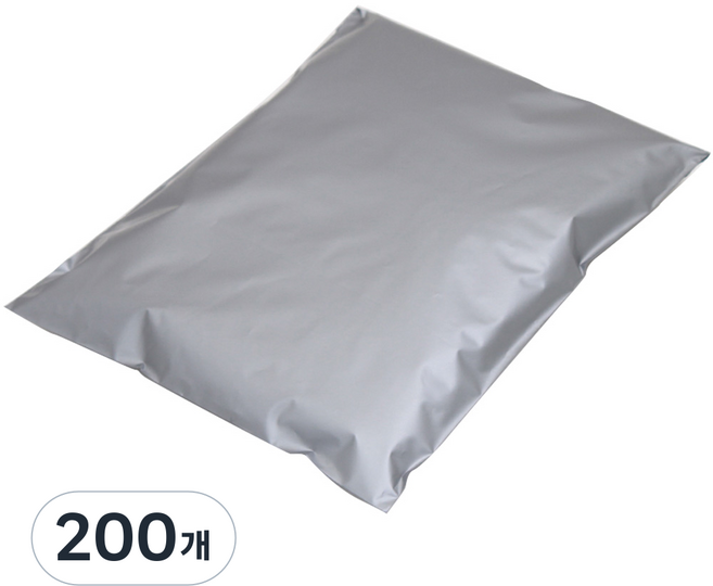 HDPE 自黏快遞袋 銀色, 200個