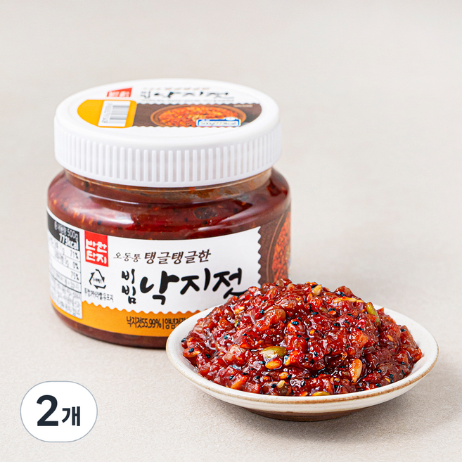 반찬단지 비빔낙지젓, 2개, 500g