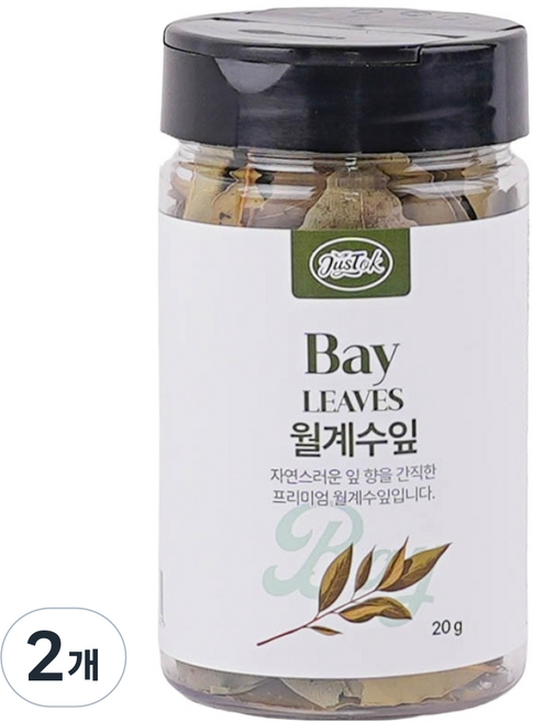저스톡 월계수잎, 20g, 2개