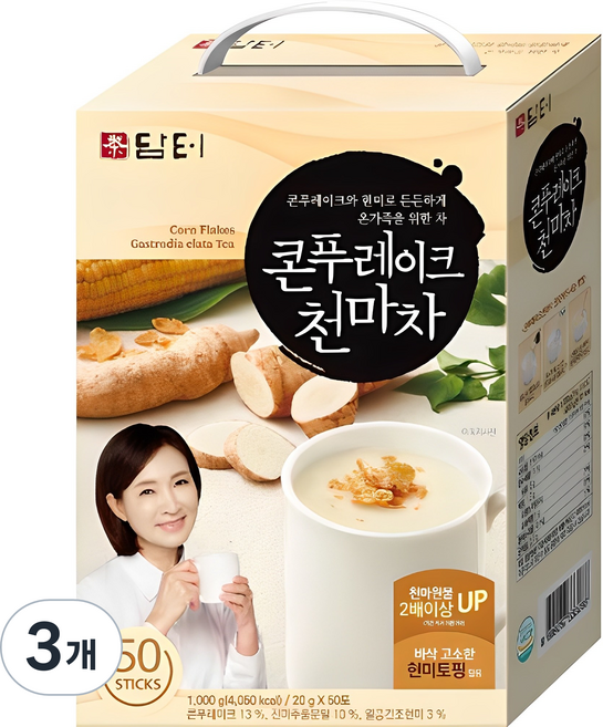 담터 콘푸레이크 천마차, 20g, 50개입, 3개