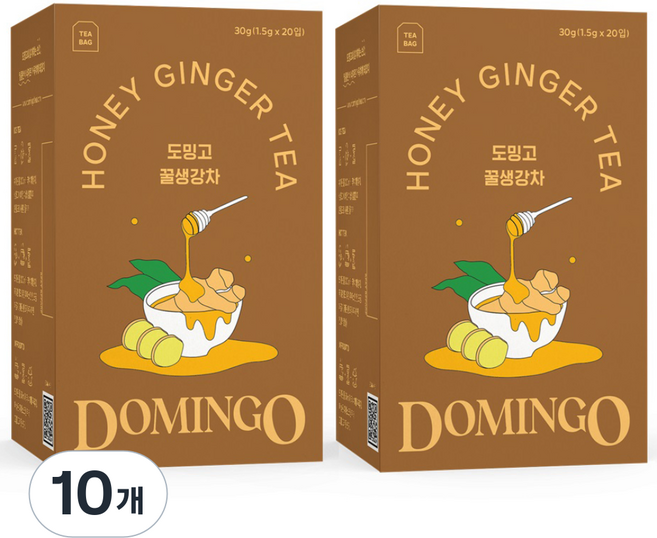 도밍고 꿀생강차, 1.5g, 20개입, 10개