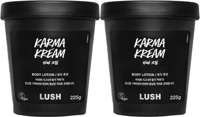 러쉬 카마 바디크림, 225g, 2개