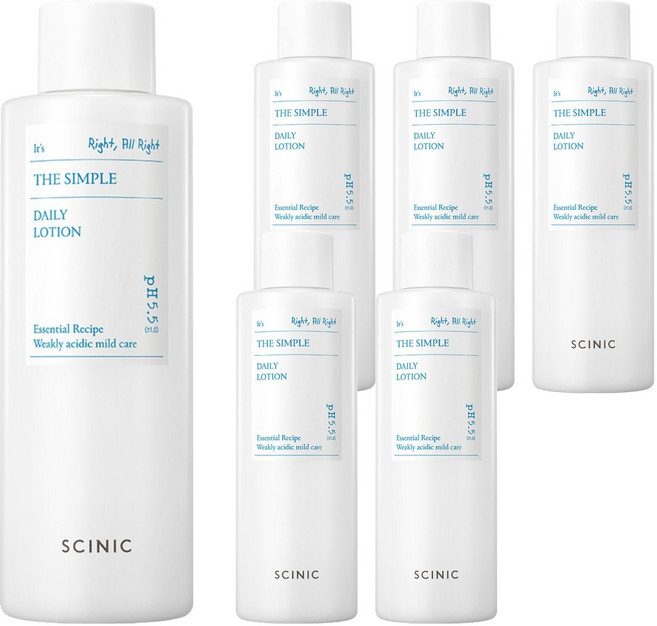 싸이닉 더 심플 데일리 로션, 300ml, 6개