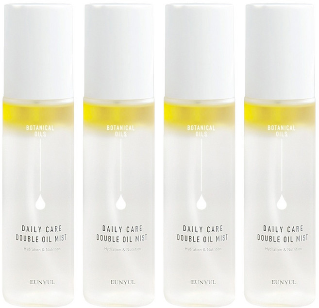 은율 데일리 케어 더블 오일 미스트, 100ml, 4개