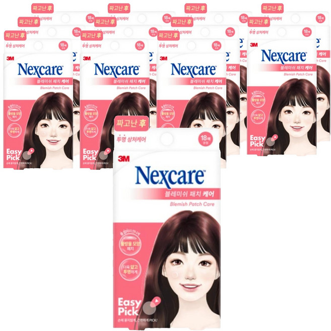 넥스케어 3M 블레미쉬 패치 케어, 18개입, 12개
