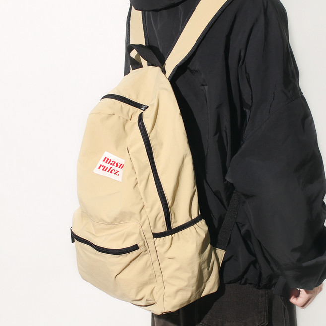 마스마룰즈 남녀공용 데일리 백팩 + 파우치 세트