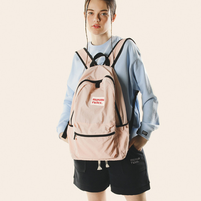 마스마룰즈 남녀공용 데일리 백팩 + 파우치 세트