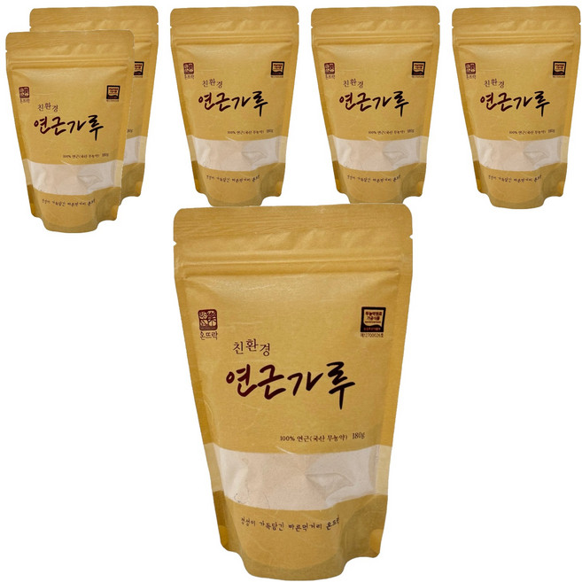 온뜨락 친환경 연근가루, 180g, 6개