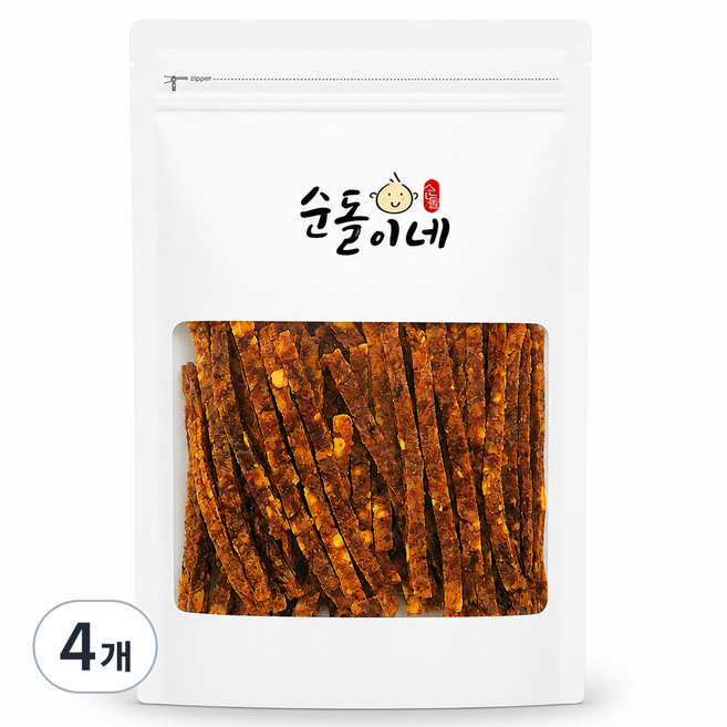순돌이네 치즈 콕콕 오징어포, 300g, 4개