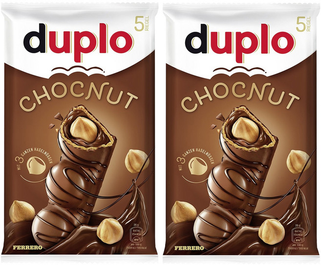 duplo 페레로 초코넛 밀크 초코바 5p, 130g, 2개
