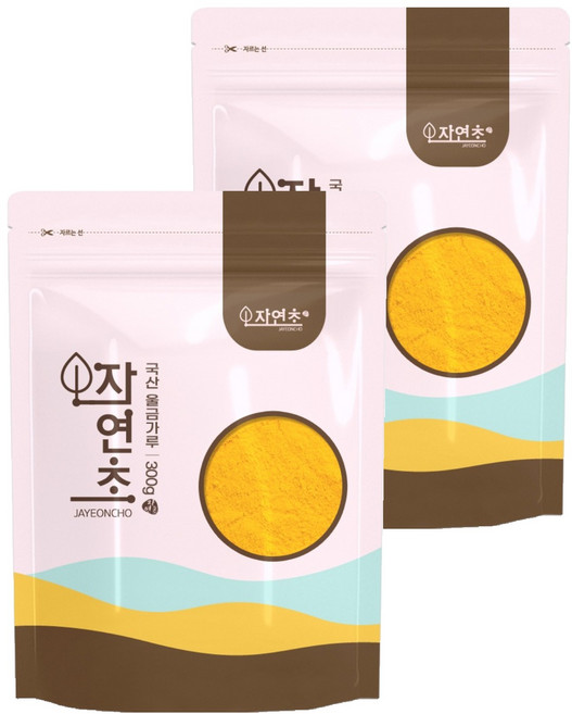 자연초 울금가루, 300g, 2개