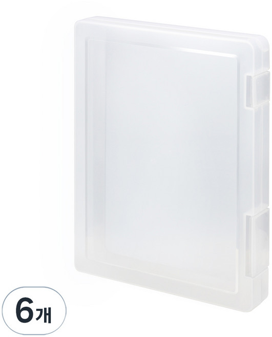 카파맥스 클리어 화일케이스 40mm, 반투명, 6개
