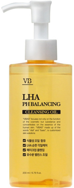비바스 라하 약산성 밸런싱 클렌징 오일, 200ml, 1개