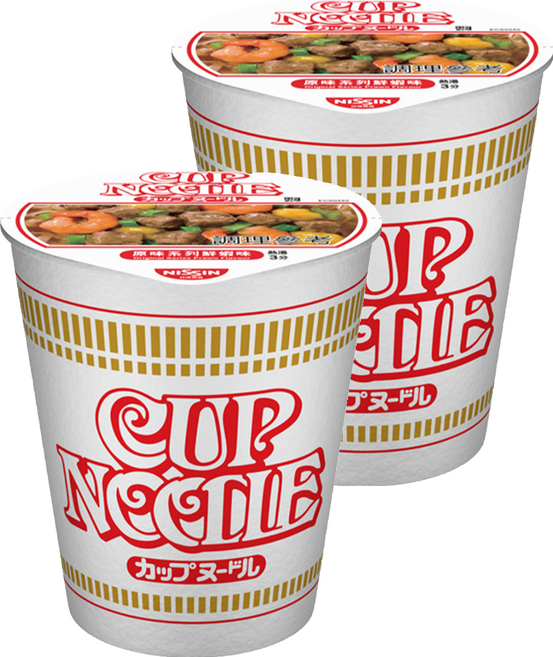 NISSIN 日清 CUP NOODLE 合味道 原味系列 鮮蝦味杯麵, 2入