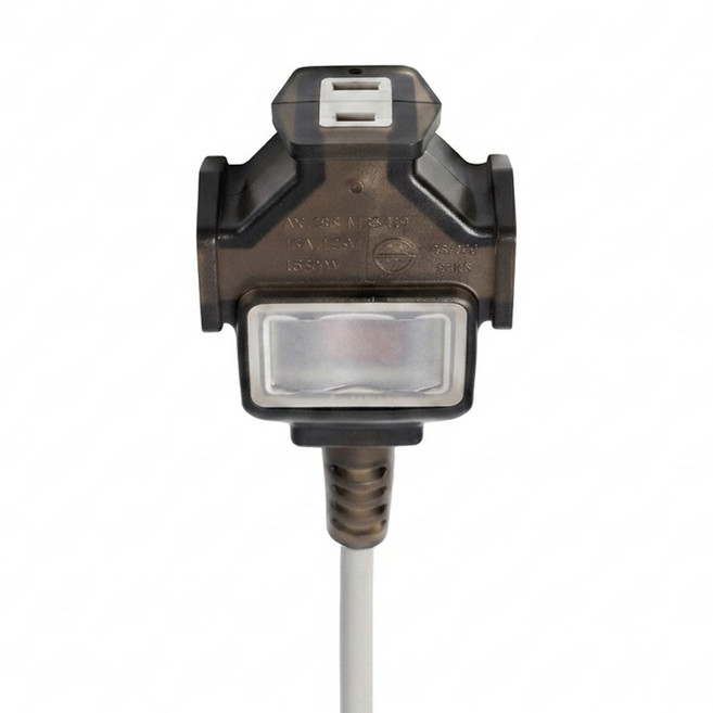 Kinyo 動力延長線 CS213-5, 5m, 灰色, 1條