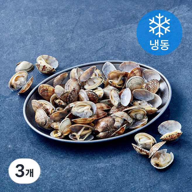 자숙 피바지락 (냉동), 3개, 500g