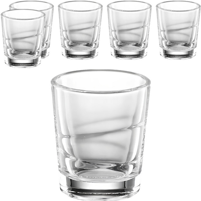 tescoma 烈酒杯 雕紋 調酒杯 雞尾酒杯 Shot杯 25ml 1組, 6個