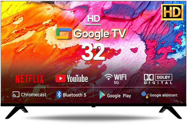 시티브 HD 안드로이드 TV, 80cm(32인치), AD32HD, 스탠드형, 고객직접설치
