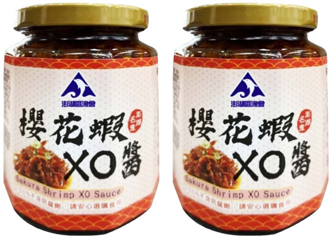 澎湖區漁會 澎湖之味 櫻花蝦XO醬, 280g, 2罐