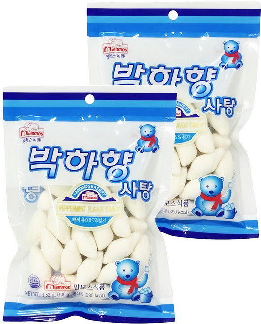 mammos 菱形薄荷糖, 100g, 2包